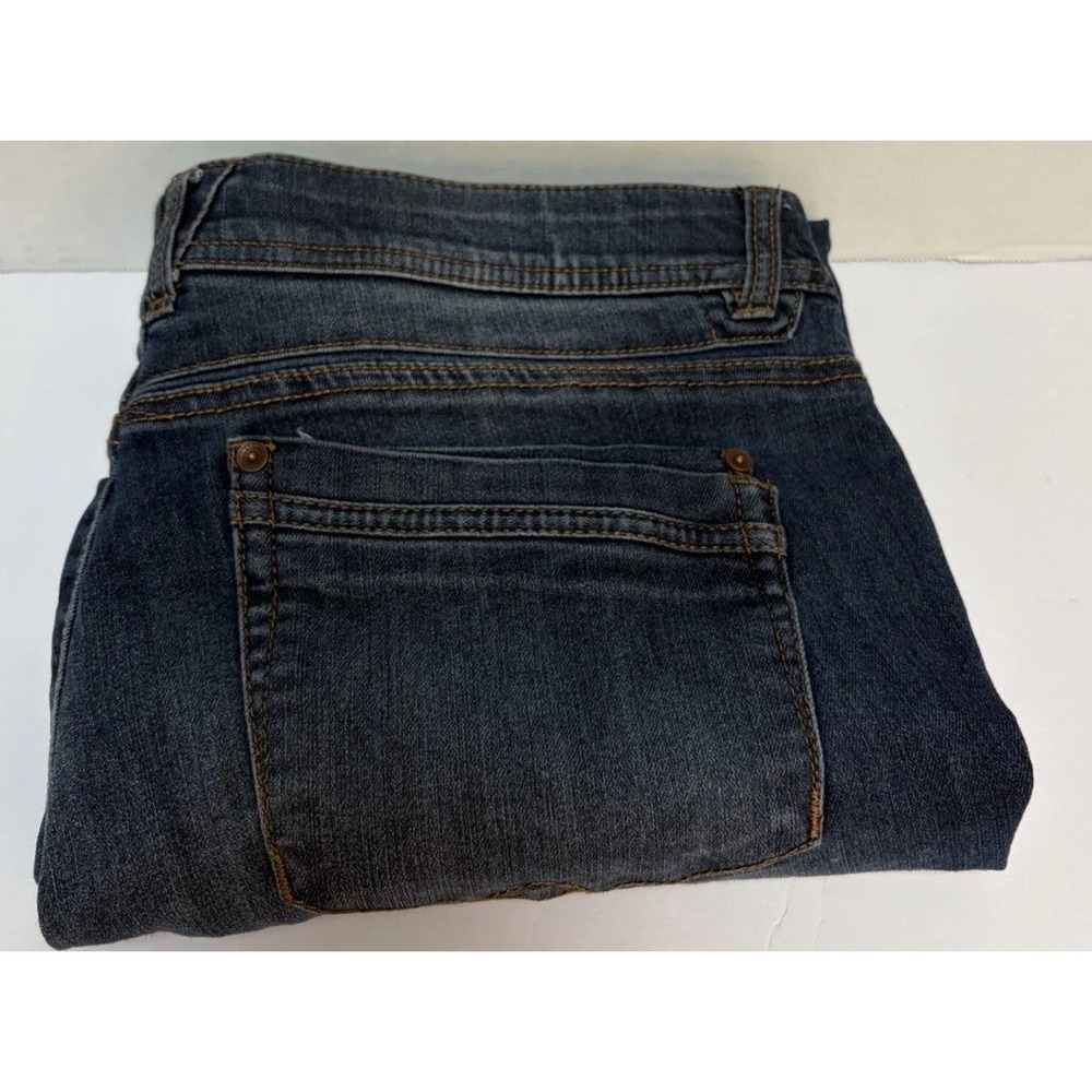 Democracy Womens Mid-Rise Jeans Ab Technology 12 Blue Skinny Denim B1304XXIH